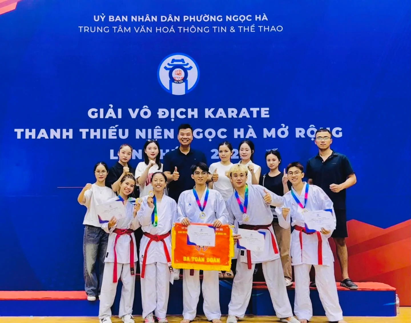 Thành tích ấn tượng của Võ đường Uy Sơn tại Giải Vô địch Karate Ngọc Hà 2025