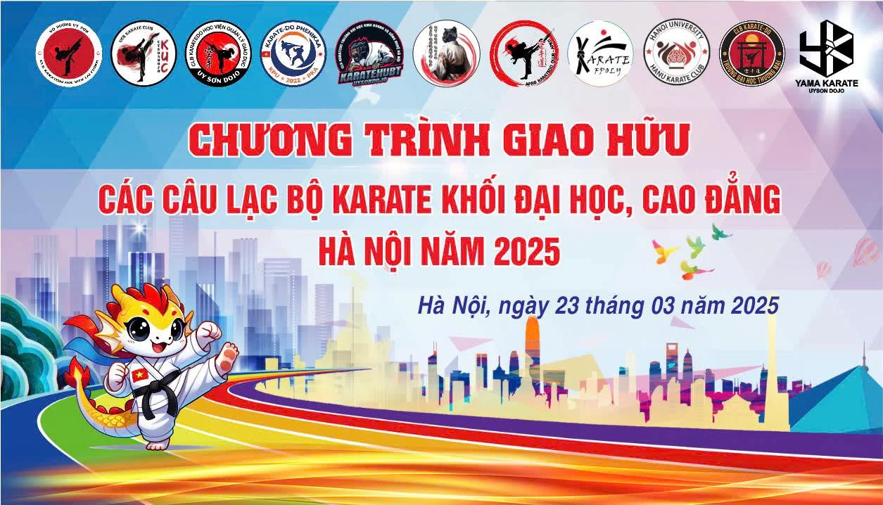 Chương trình giao hữu Karate khối đại học, cao đẳng Hà Nội năm 2025