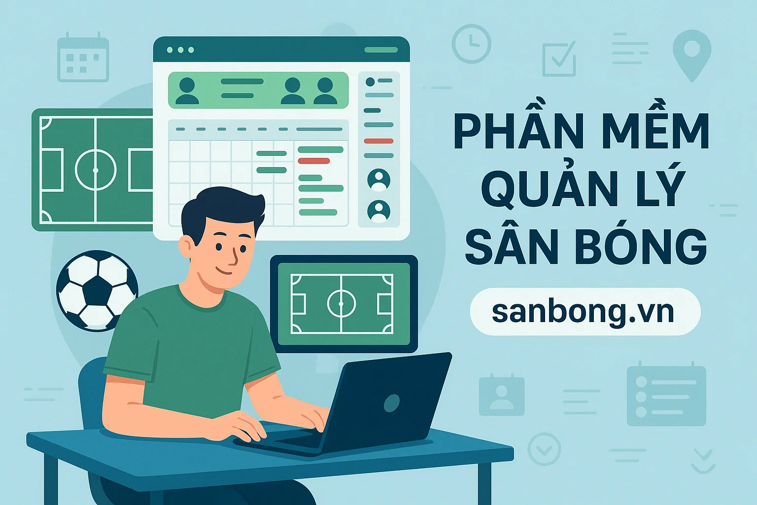 Phần mềm quản lý sân bóng miễn phí có gì