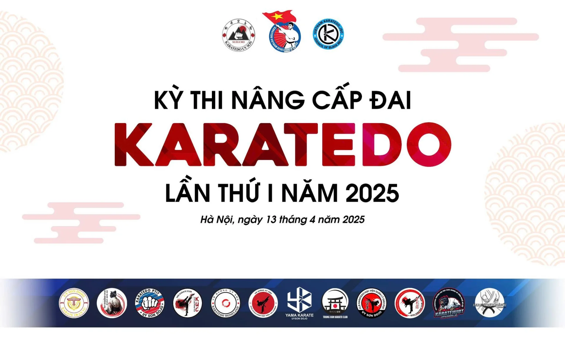 Tổng Kết Kỳ Thi Nâng Cấp Đai Karatedo Lần Thứ I Năm 2025